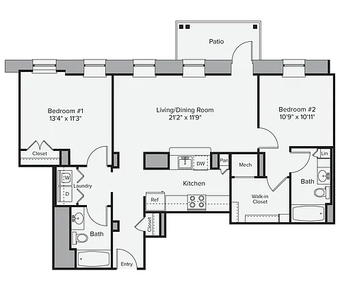 Floor plan B1