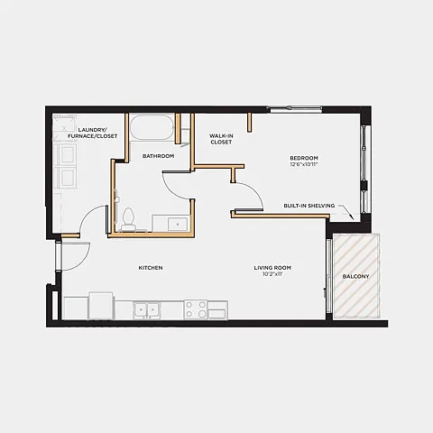 Floor plan A25