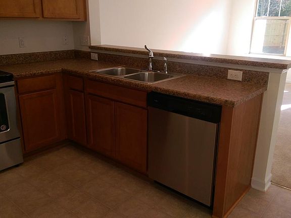 Kitchen with stainless steel appliances
