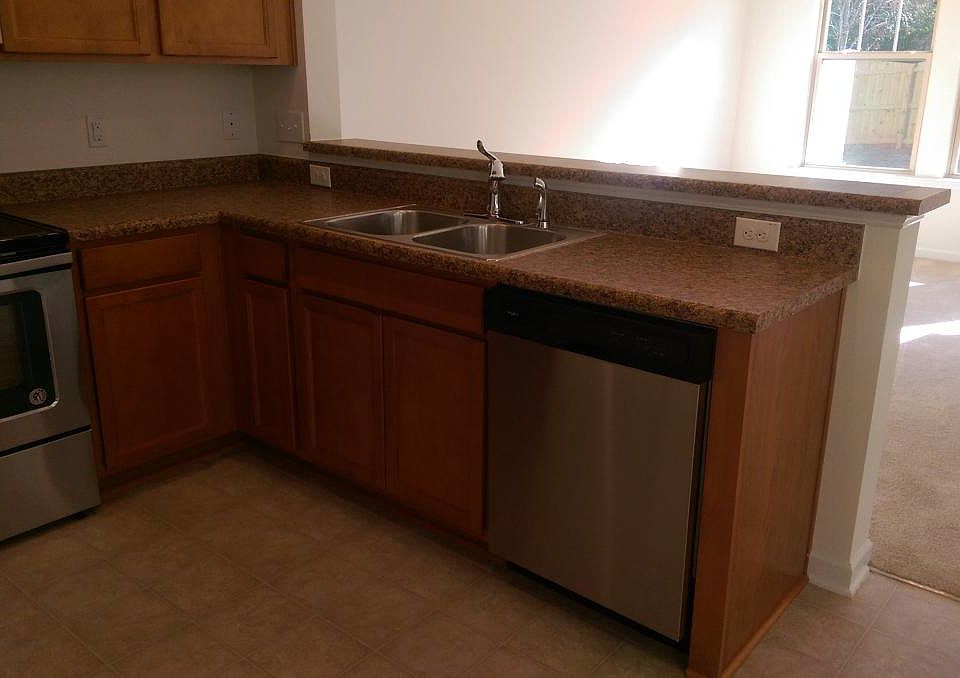 Kitchen with stainless steel appliances