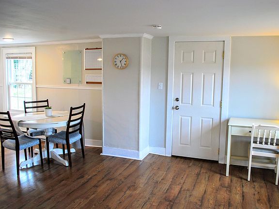 Open concept kitchen and living