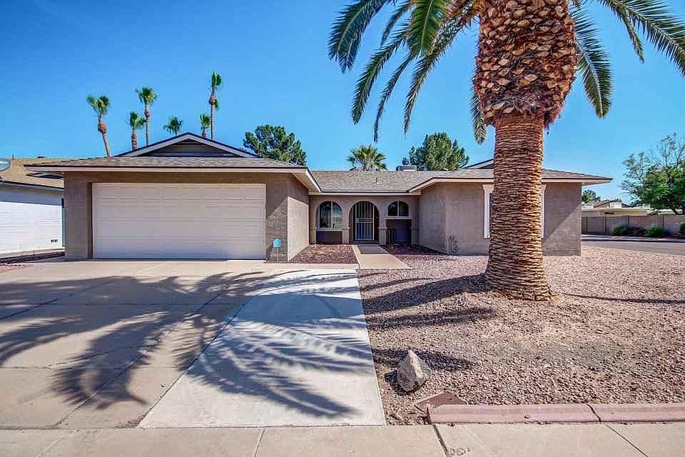 Large fenced corner lot.
