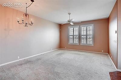 Living room viewed from the front door.