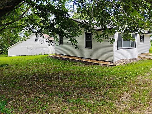 East side of house