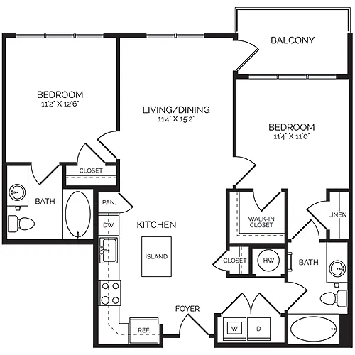Floor plan B2
