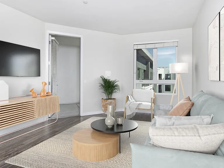 Living Room with Hard Surface Flooring