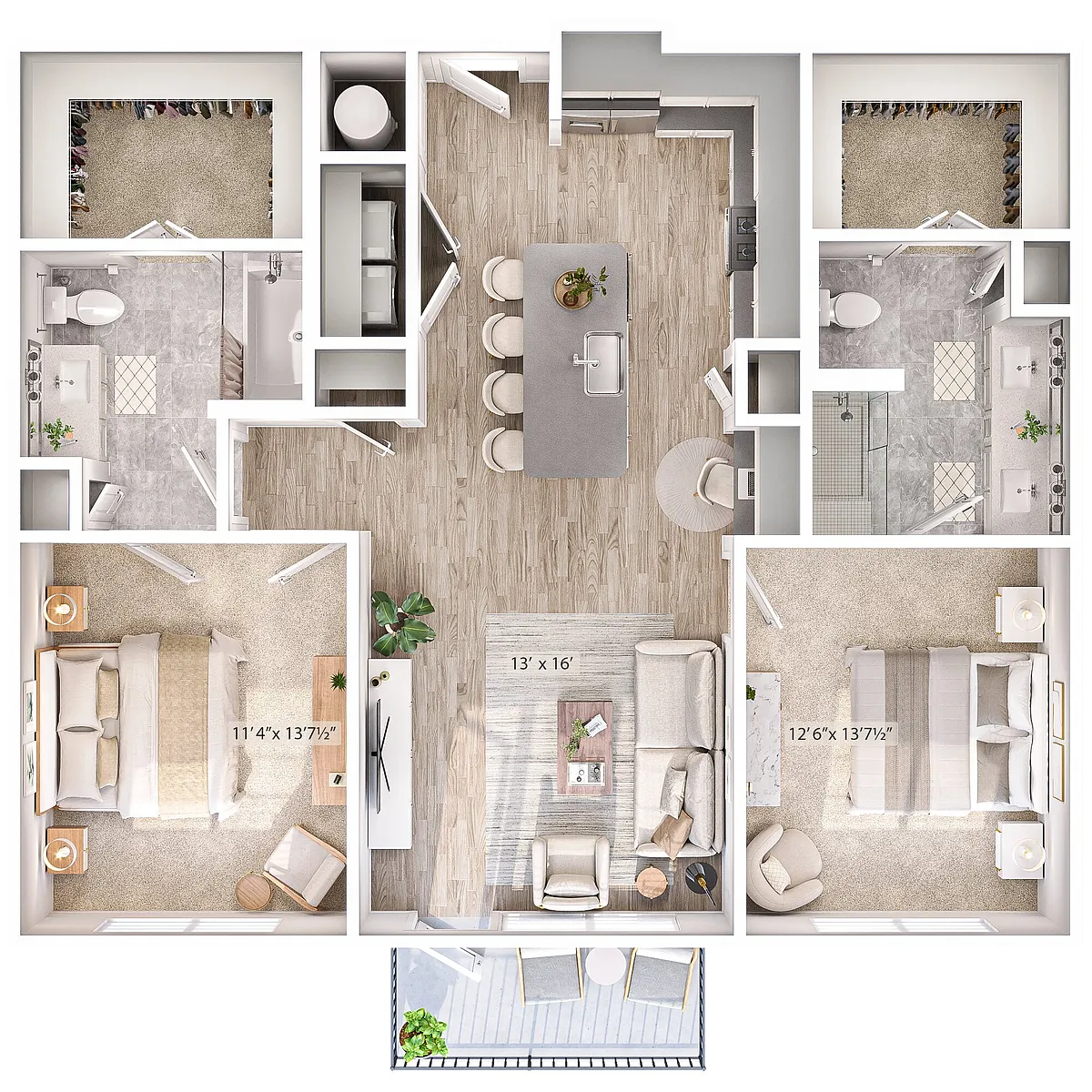 Floor plan B1