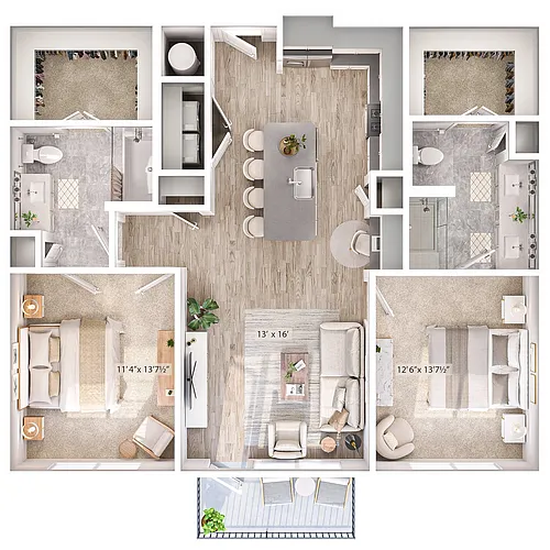 Floor plan B1