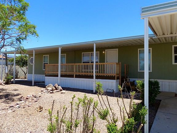Rear patio and porch