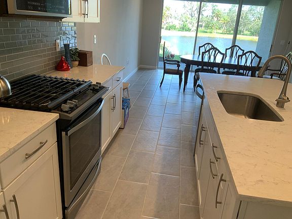 Kitchen with gas stove