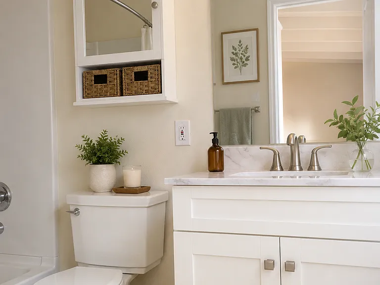 remodel bath with tub / shower