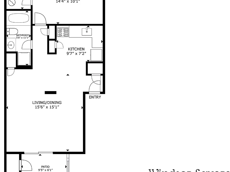 1x1 Standard l 650 sq ft l Windsor Square 1x1 Standard l 650 sq ft l Windsor Square