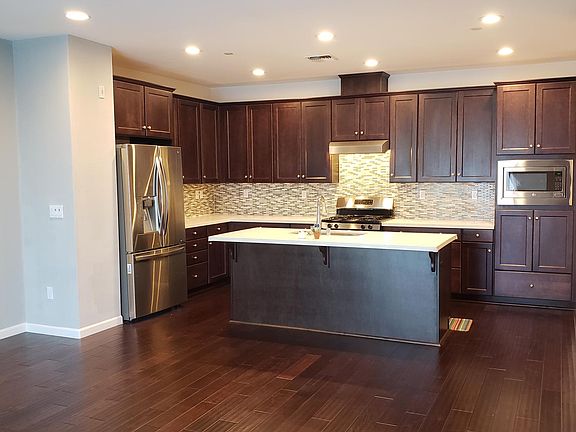 Kitchen, living room, great room.