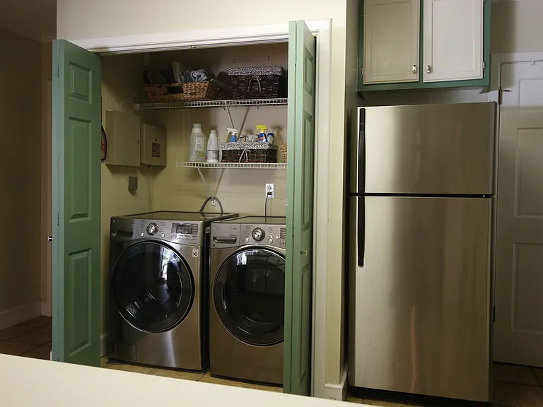 Shared laundry located in main house - new washing machine and dryer
