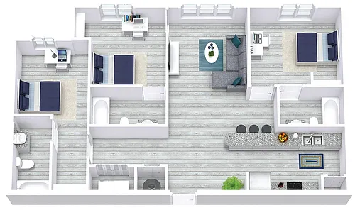 Floor plan 3X3