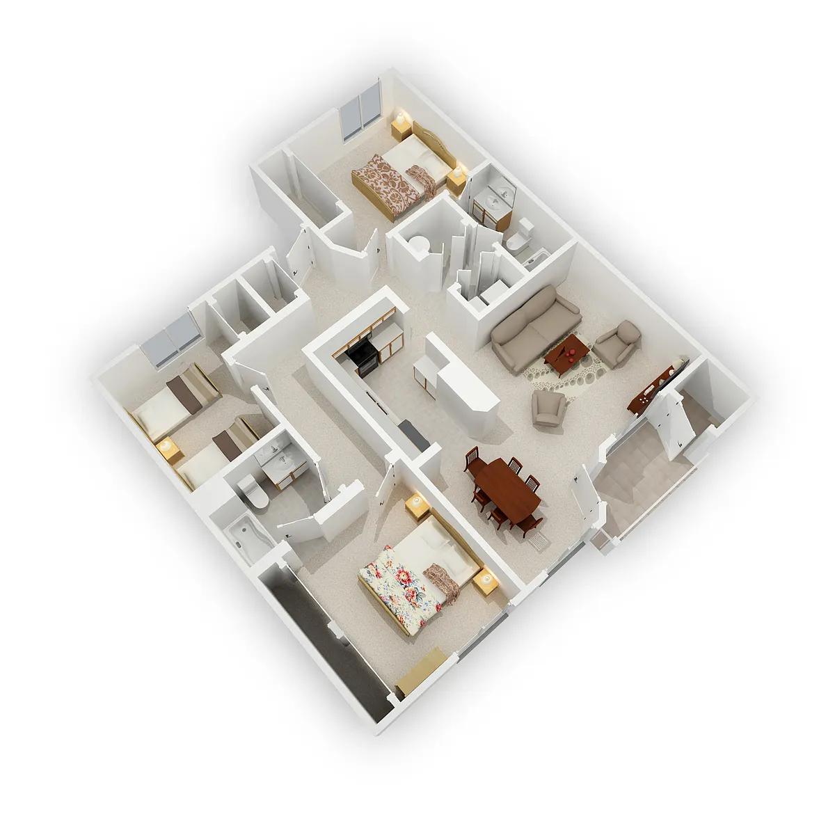 Floor plan 3 Bedroom