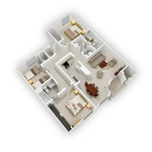 Floor plan 3 Bedroom
