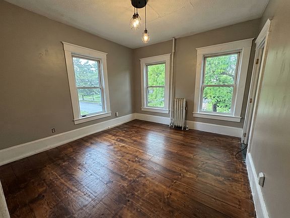 Spacious living room with nice light from the window. Freshly painted and ample space for comfy furniture.