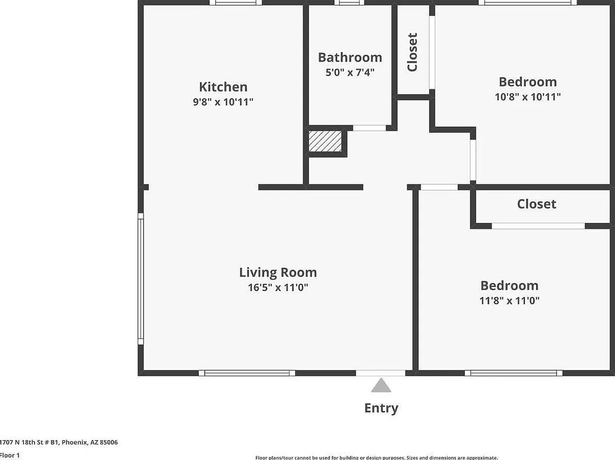 2 bed, 1.0 bath, 900 sqft, $1,225 — Photo 4