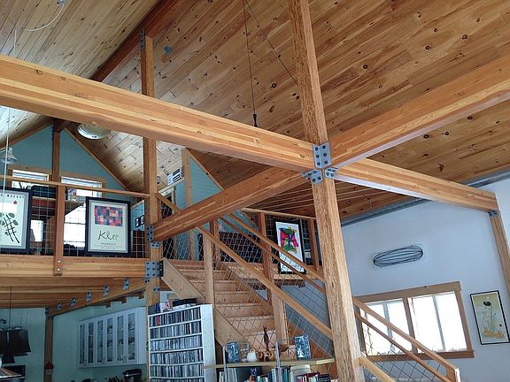 Living Area, Looking to Loft