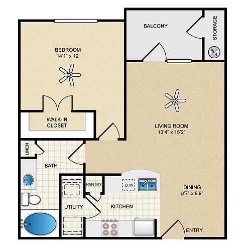Floor plan B1