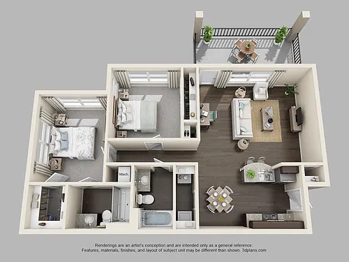 Floor plan The Willow Garden Home
