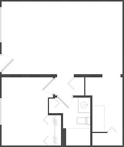 One Bedroom Floor Plan