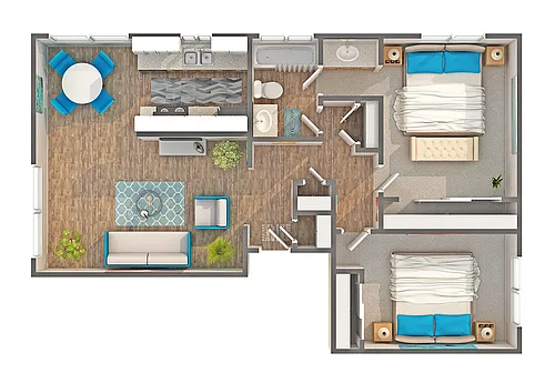 Floor plan River
