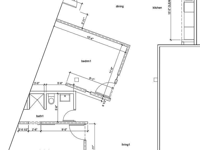 Unit 211 Foor plan