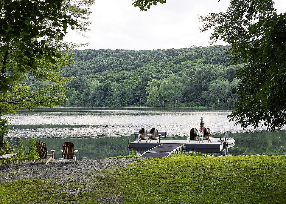 Lake access and share dock