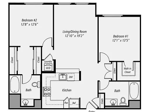 Floor plan B3-B01