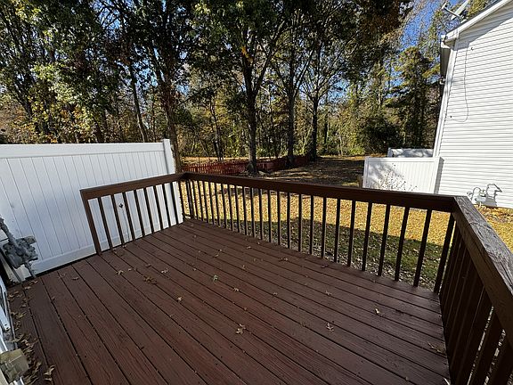 Deck and communal green space