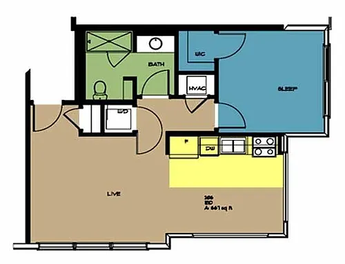 Floor plan Masonry TC-A2