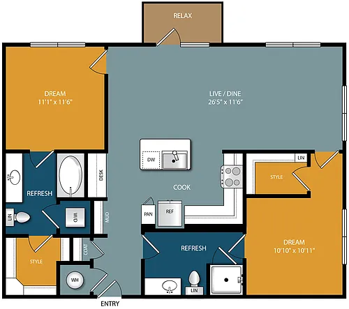 Floor plan B2