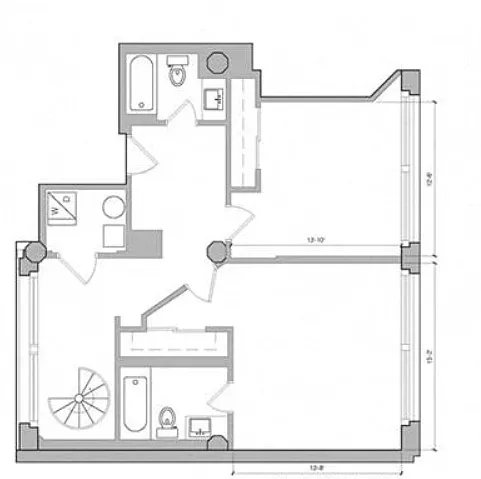 Floor plan CLOV - F2-1641