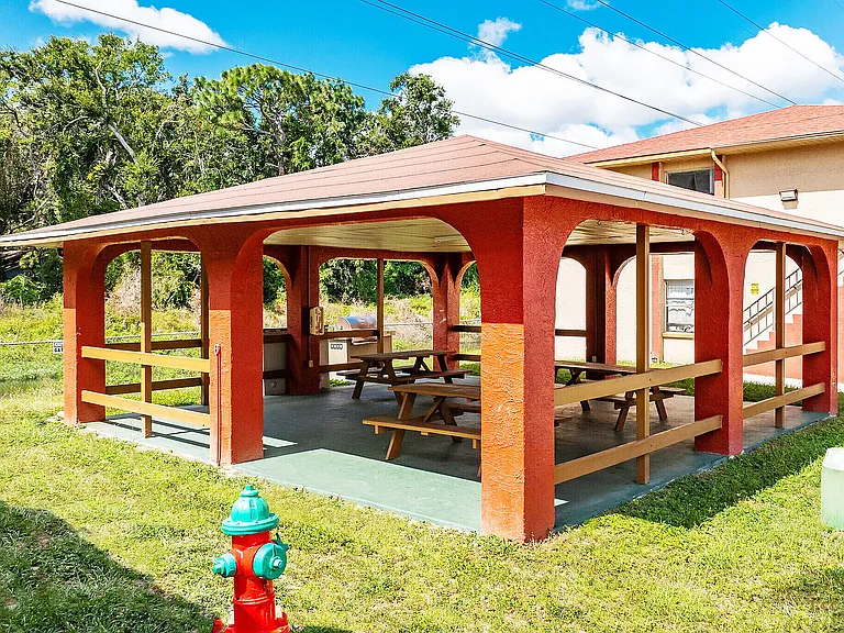 Outdoor Picnic Pavilion