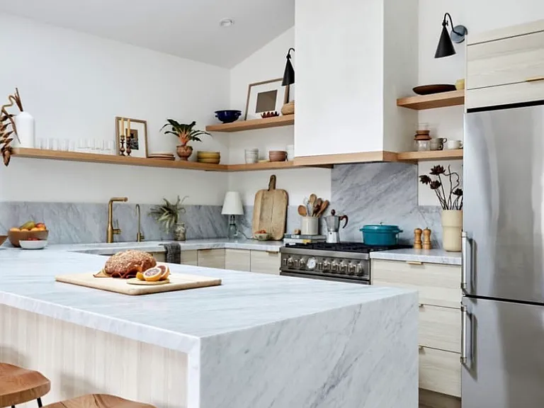*this photo was taken for a photo shoot for BOXI cabinets and the items in the kitchen were display only