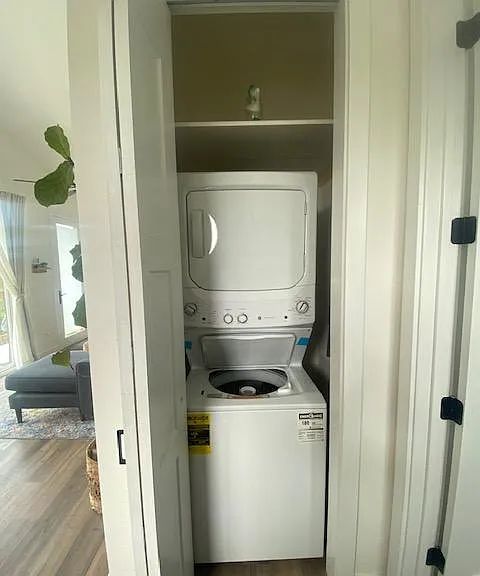 Washer & dryer in unit