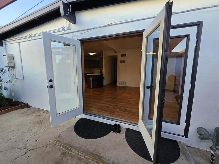 doors between garage and living room