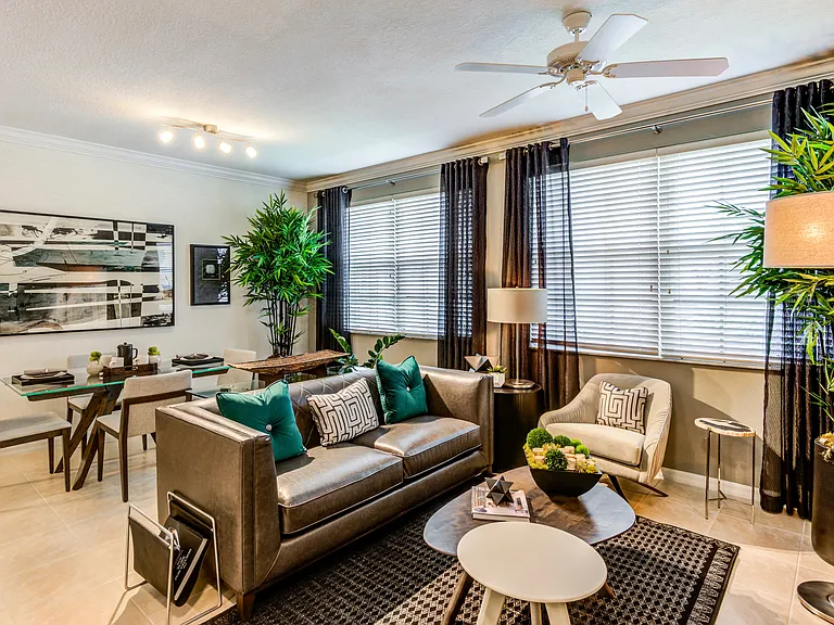 Model Living and Dining Room 1