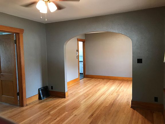 Living room and dining room