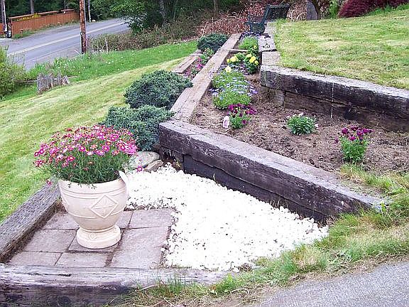 Flower bed in Front Yard