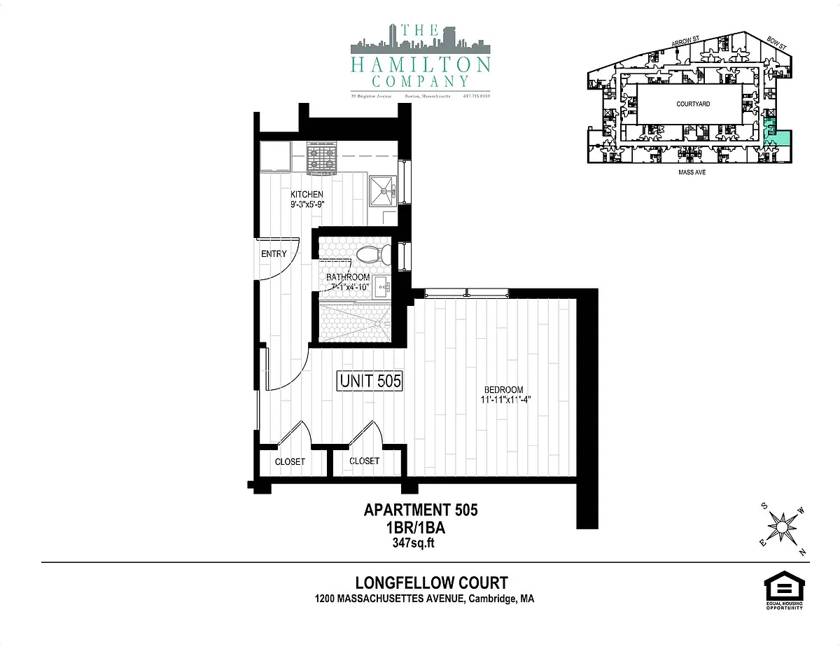 Floor plan 1 BEDROOM