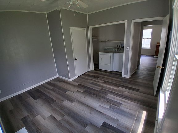 Down stairs bedroom and Laundry