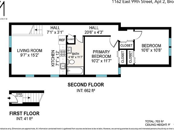 2nd image of 1162 E 99th St Floor 2