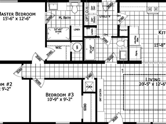 Floor Plan of Cortland Plan