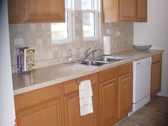 Custom back splash & flooring.