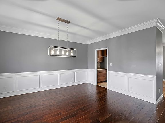 Formal dining room connected to the kitchen