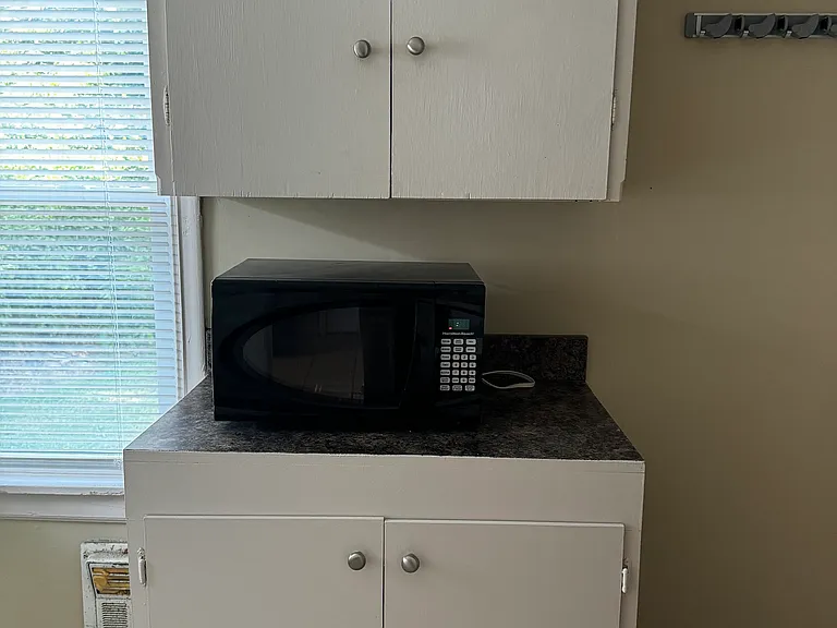 Microwave in Utility Room