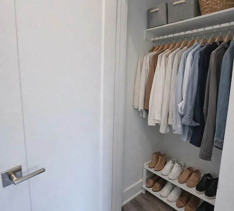 Bedroom #1 closet #1 (closest to bedroom door)